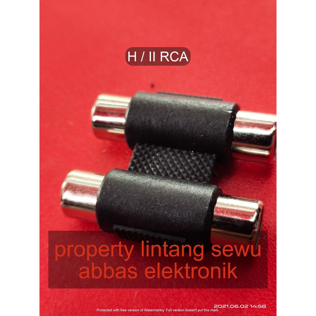 H RCA II RCA KOEKTOR KABEL RCA