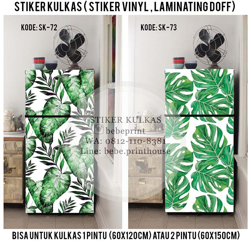 Terbaru Stiker Kulkas 2 Pintu