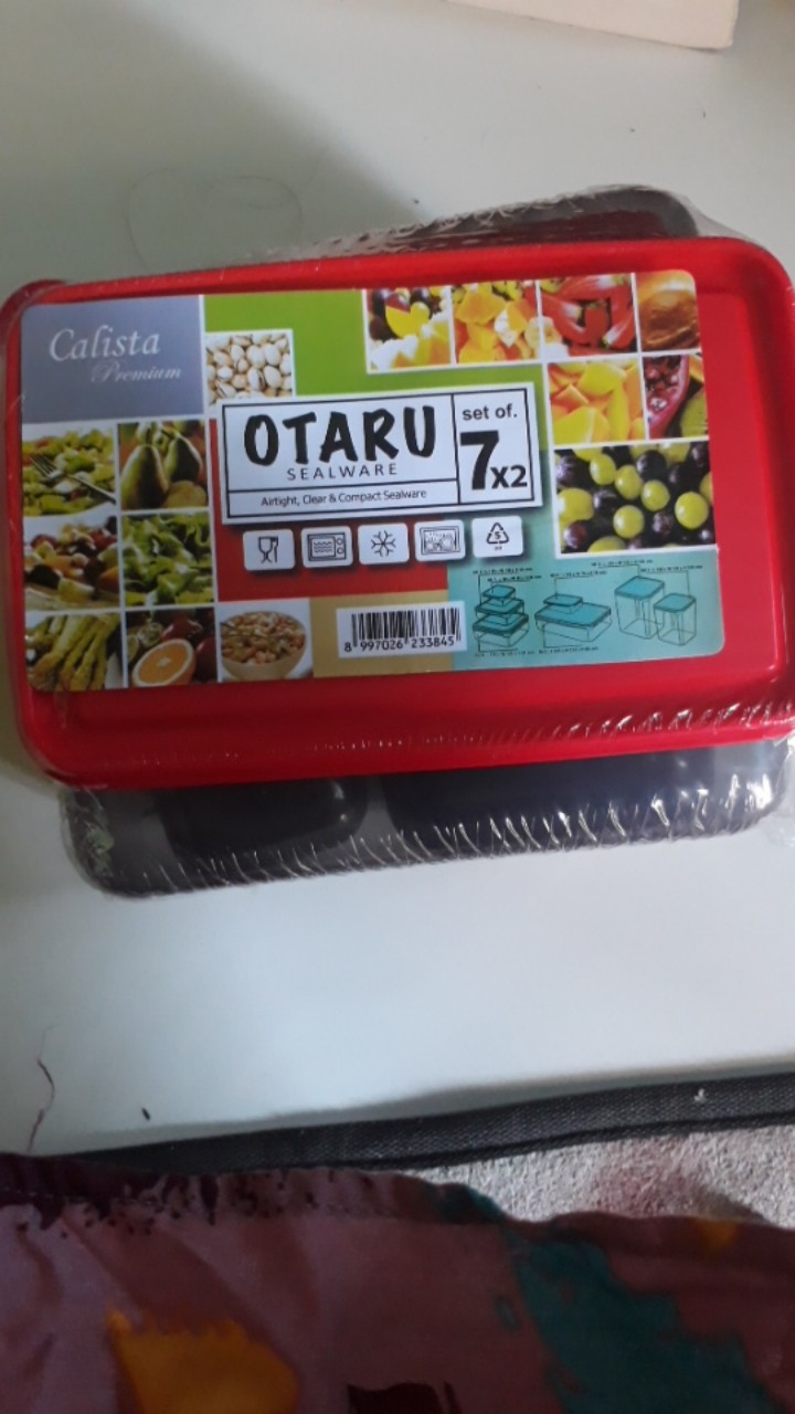 Calista Otaru Sealware Smoke Isi 14 Pc Set Of 7 - Tempat Makanan