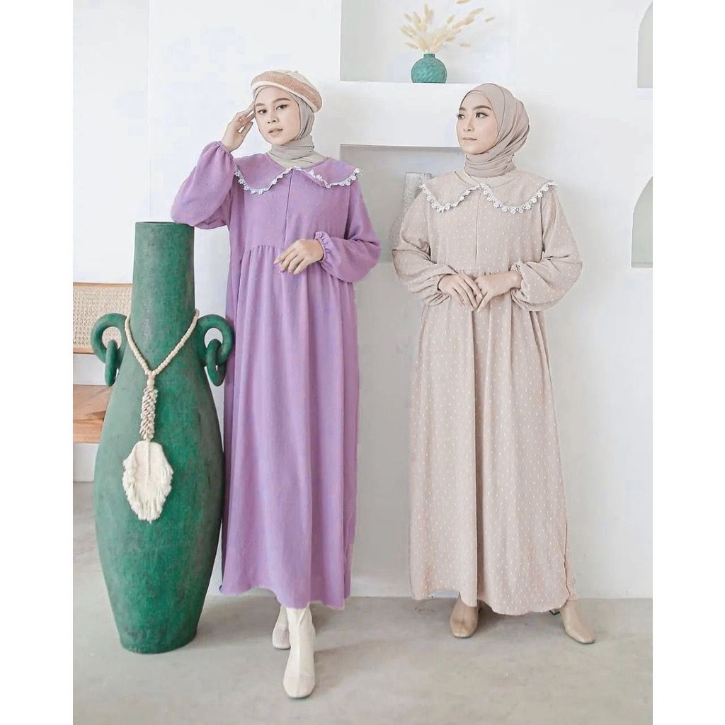 1KG MUAT 4PCS | SAKILA MIDI DRESS URAGIRI HIGH QUALITY PREMIUM HITS OOTD LEBARAN FASHION GROSIR WANITA TERMURAH