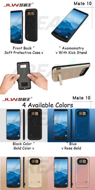 Powerbank Powercase Power Bank Case Casing Cover Smart Battery JLW 6000mAh For Huawei Mate 10 Pro