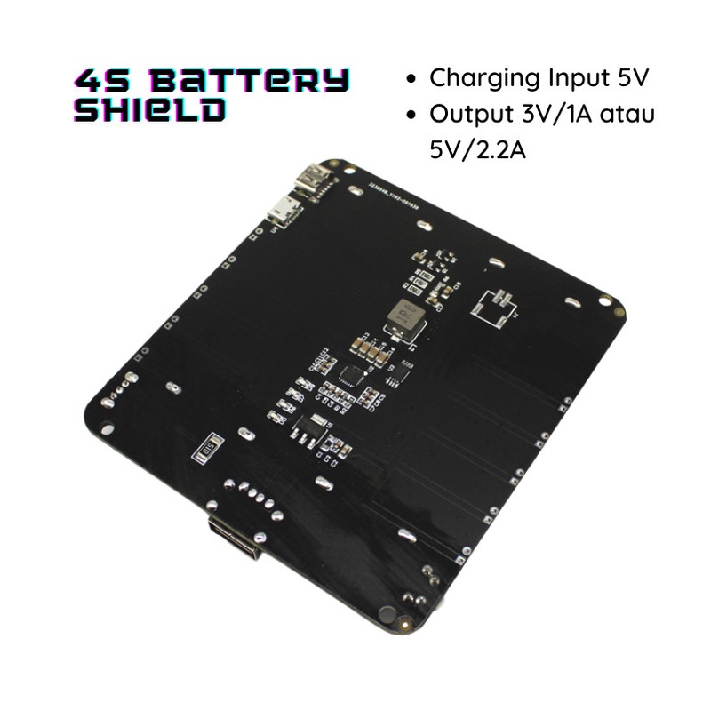 ESP32 Arduino 18650 Battery Charger Expansion Module Out