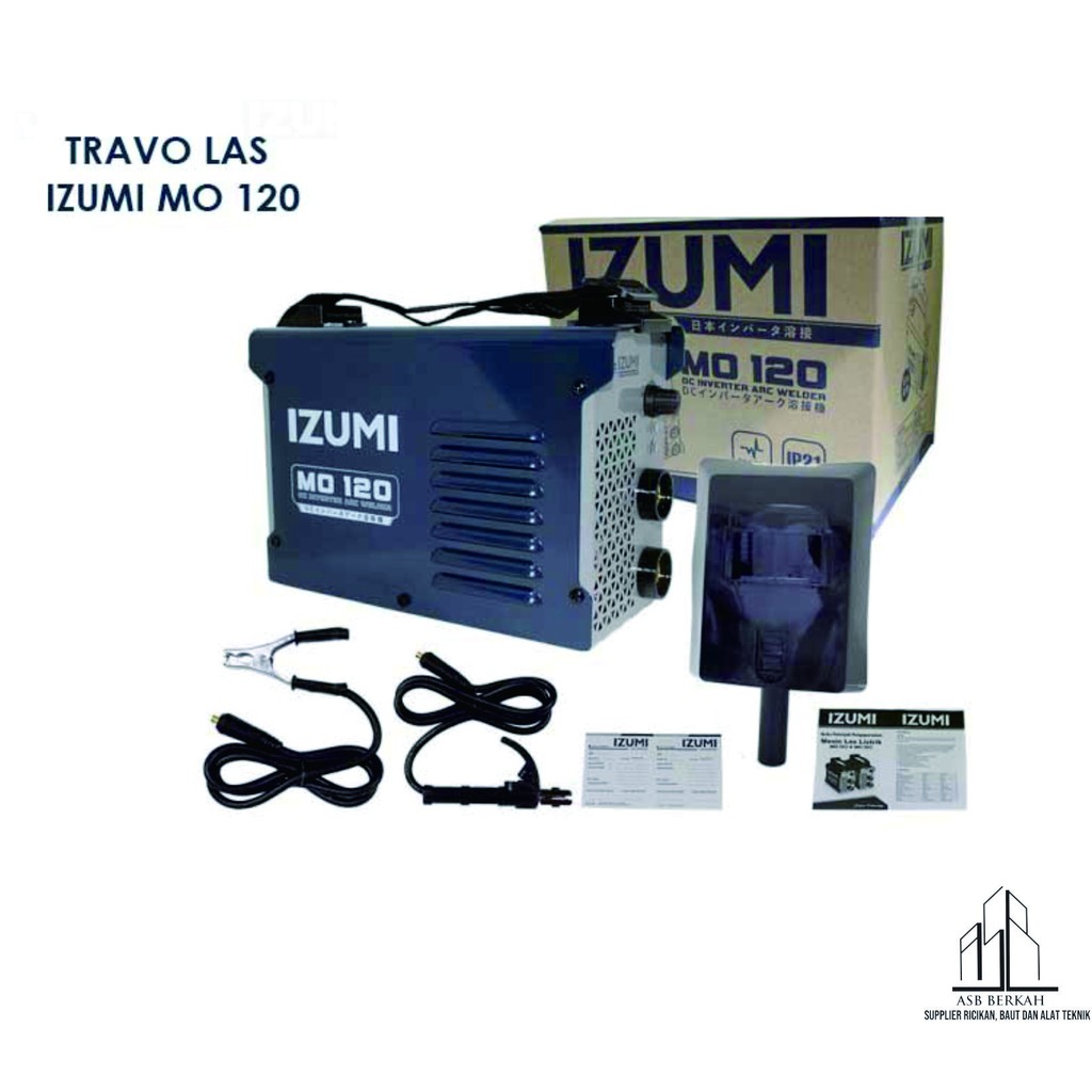 IZUMI Mesin Las 120 A 900 watt INVERTER Trafo Las IGBT 450 WATT JAPAN