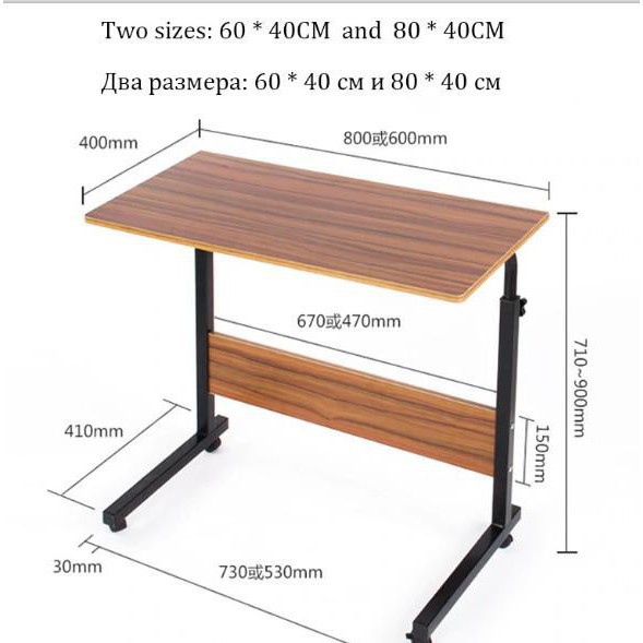 G2 MEJA LAPTOP LIPAT ADJUSTABLE PORTABLE ROTATE DESK ND02 NEWNEST 0512 Sorong Roda