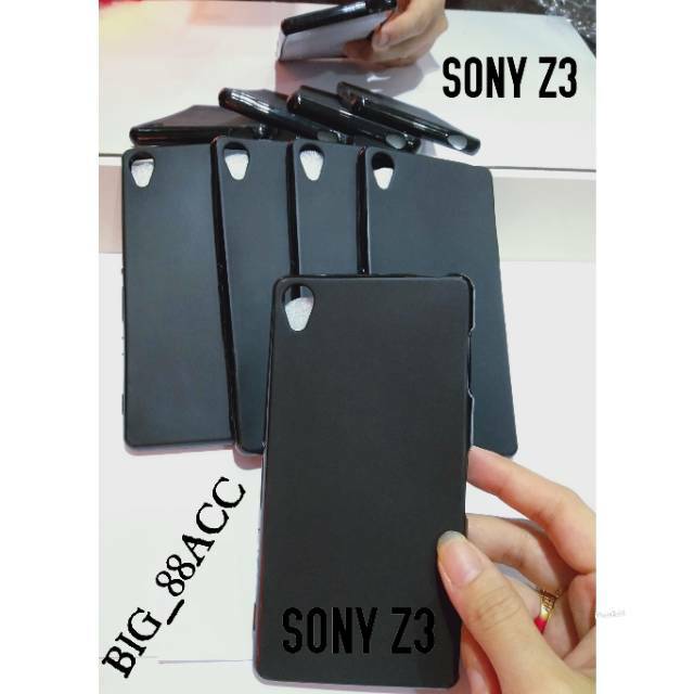 Softcase Silicon Case Casing Xperia Sony Z3/Z3 Big D6603