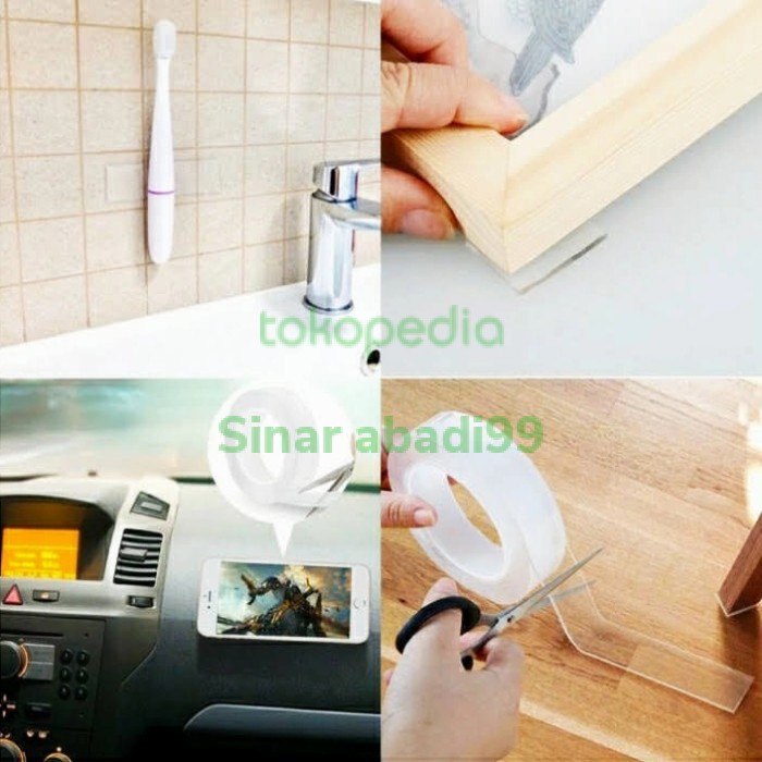 

Limited Double Tape Nano Magic Bening 2Mm X 5M Super Kuat Doble Dobel Tip Hemat