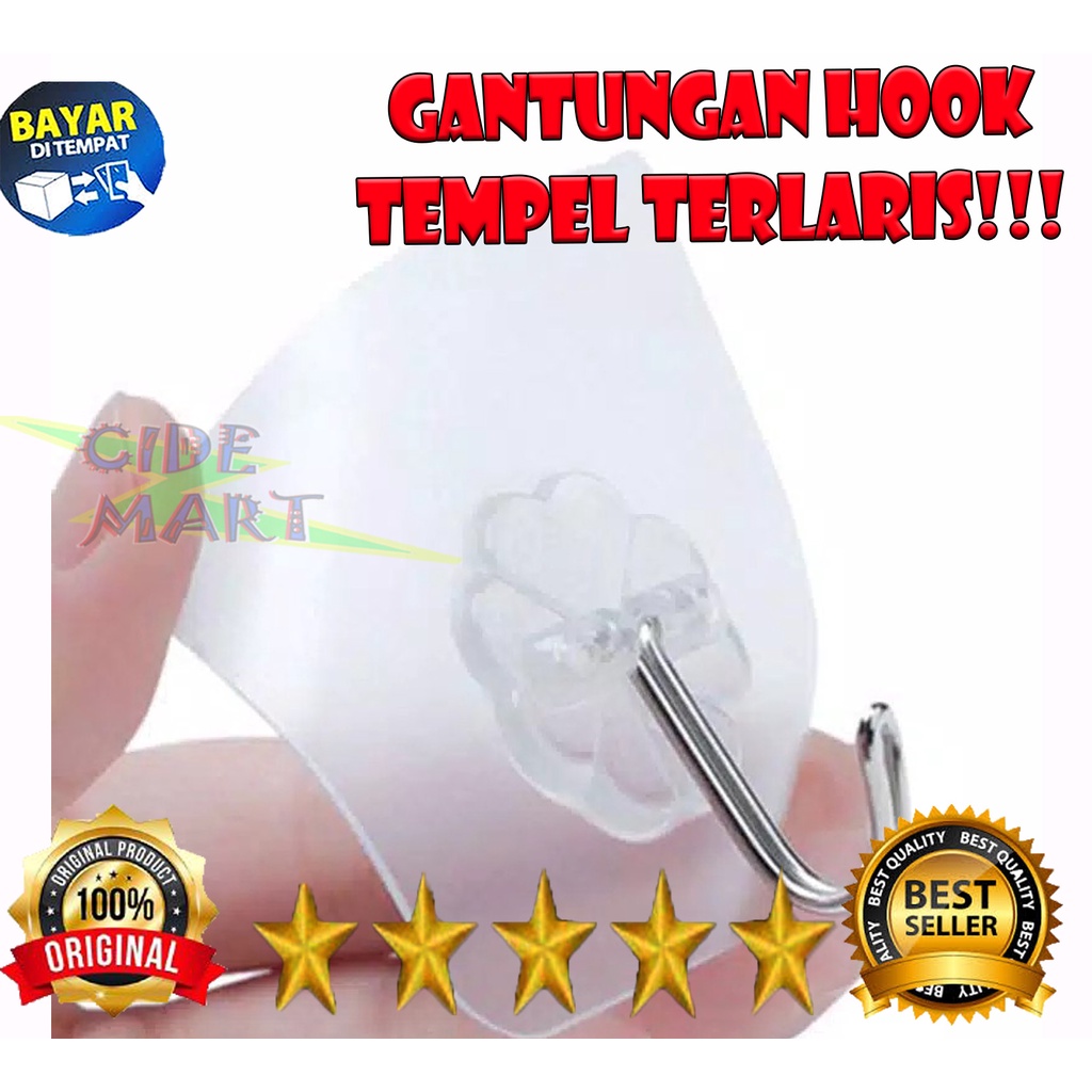 Gantungan Hook / Gantungan Dinding Kait / Gantungan Serbaguna Magic Hanger Besi Cantelan Dinding