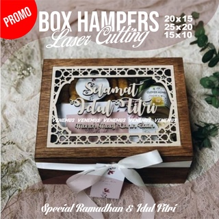 Kotak Hampers Gift Box Ramadhan Idul Fitri Laser Cutting Custom Free Design #0