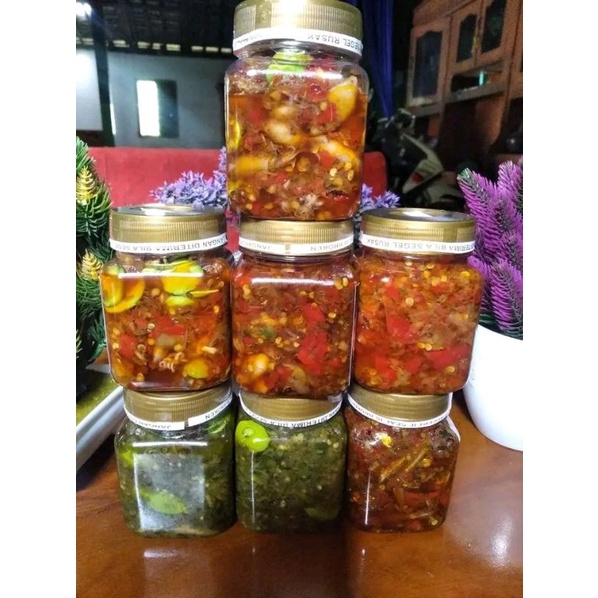 

sambal cumi dan sambel ijo cumi