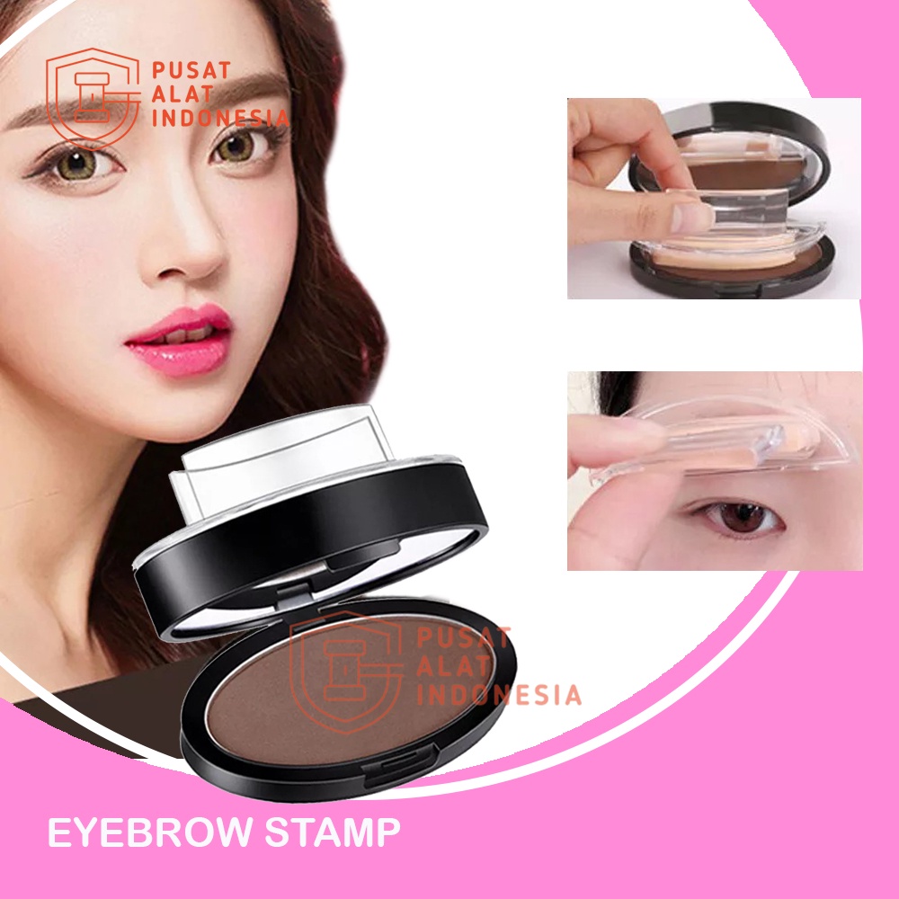 EYEBROW STAMP STEMPEL CETAKAN ALIS INSTAN STAMPEL EYE BROW INSTANT PENSIL STAMPLE MAKE UP MATA CEPAT 3 DETIK SELESAI MAKEUP ALIS ALIS BUBUK CAP TAHAN AIR BUBUK RIAS PROFESIONAL ALAMI KOSMETIK TAHAN LAMA U145