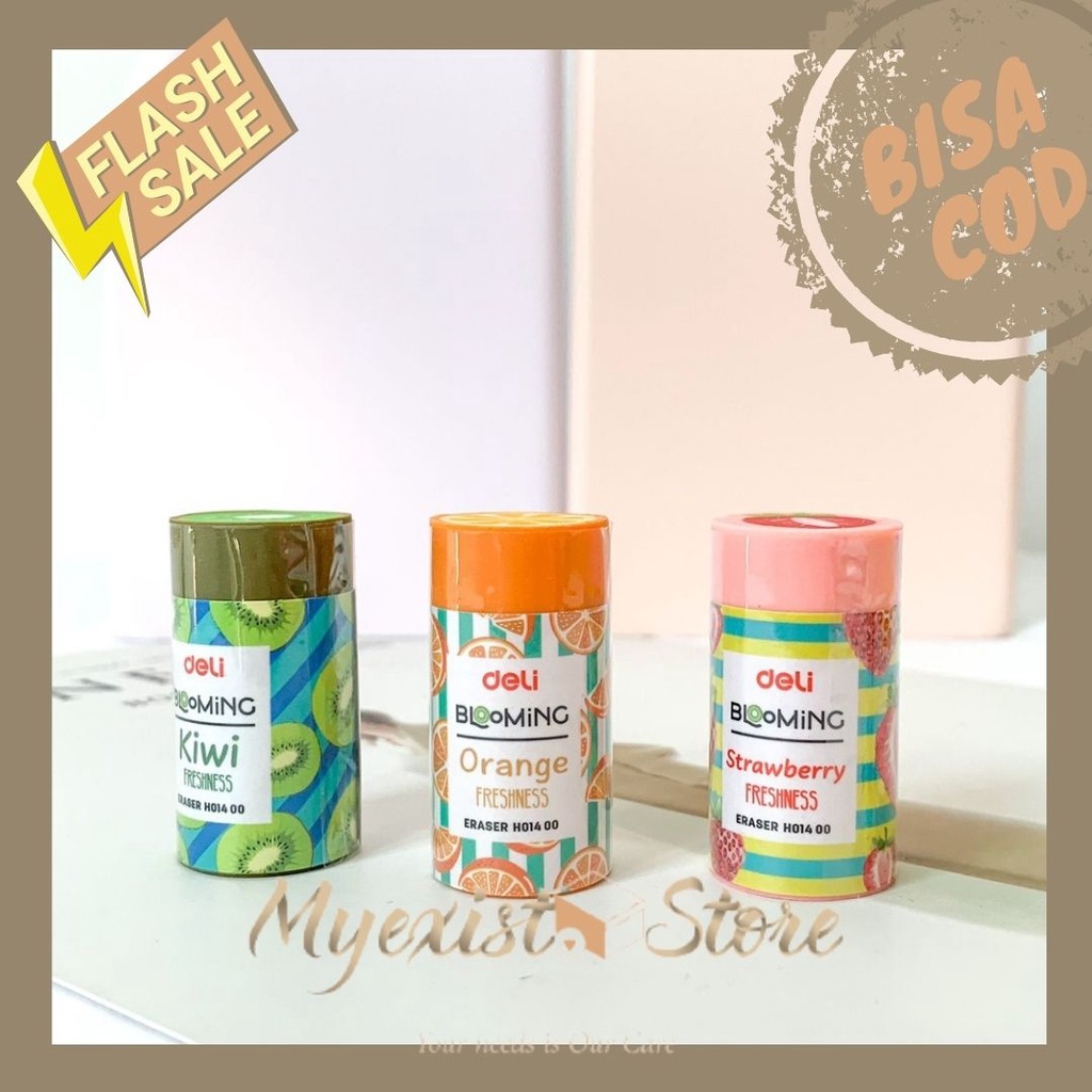 

Deli Penghapus Buah Pensil Eco-PVC Kinerja menghapus yang baik Pilihan warna cerah EH01400 Kado unik -IVN328