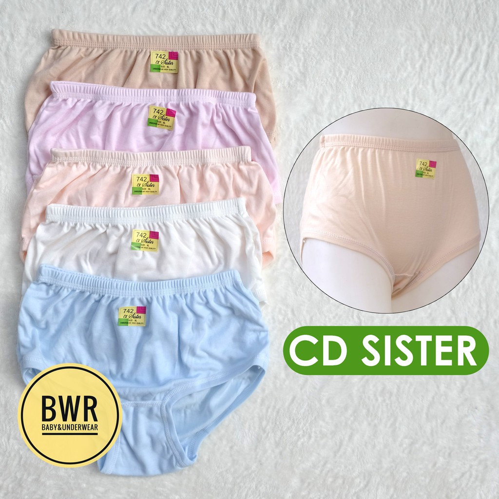 CD SISTER | Celana Dalam Wanita Dewasa Sister [VI HA7-LA7] Murah Berkualitas - Bwr