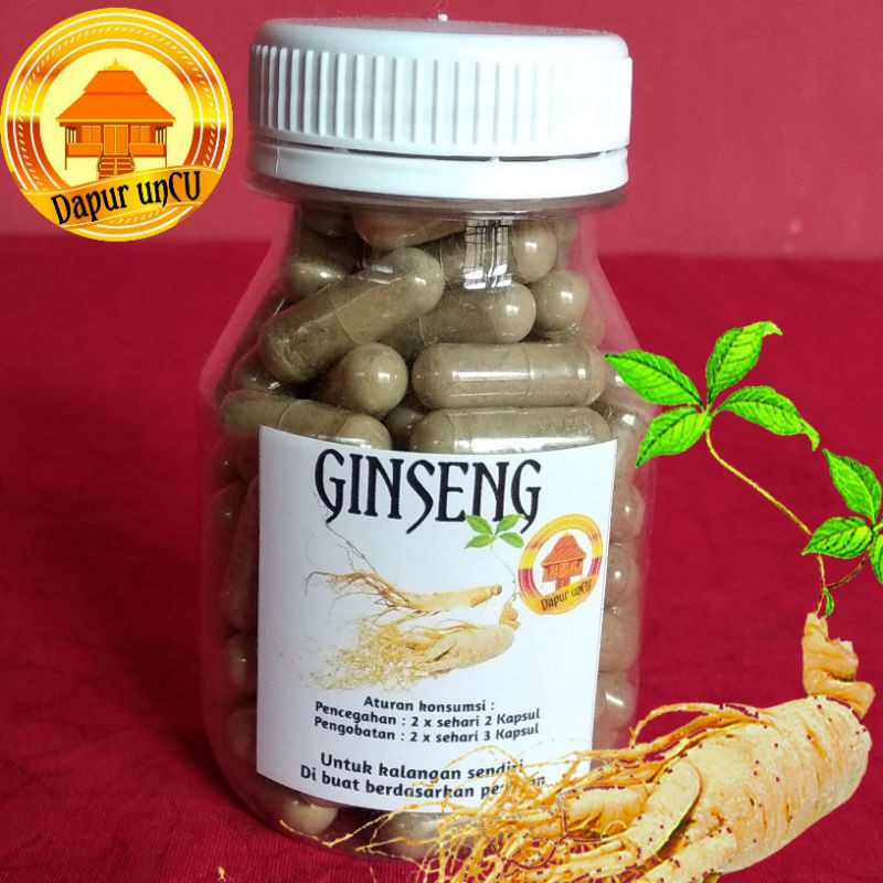 

Kapsul GINSENG. 100 kapsul. ( di buat ketika ada pesanan, sehingga produk selalu baru..)