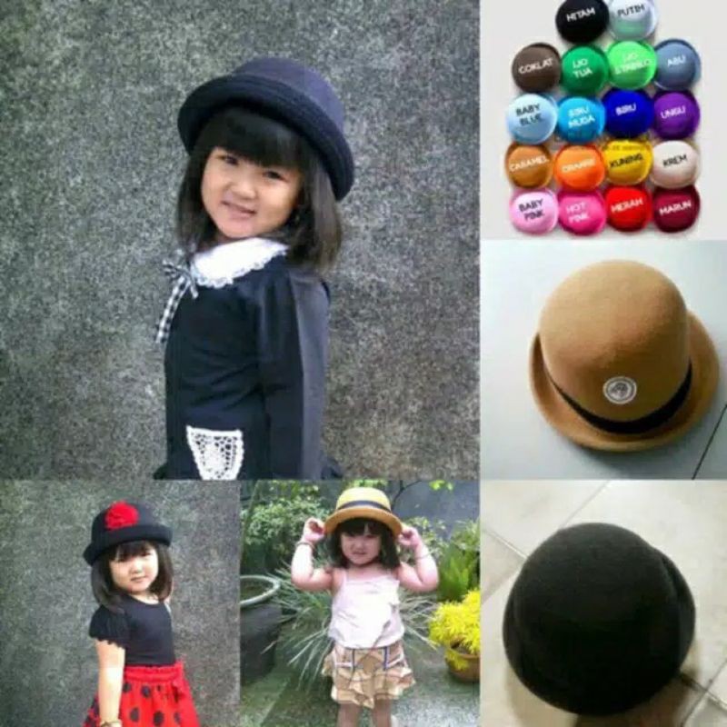 TOPI CAPLIN ANAK CUSTOM BORDIR NAMA DESAIN LOGO