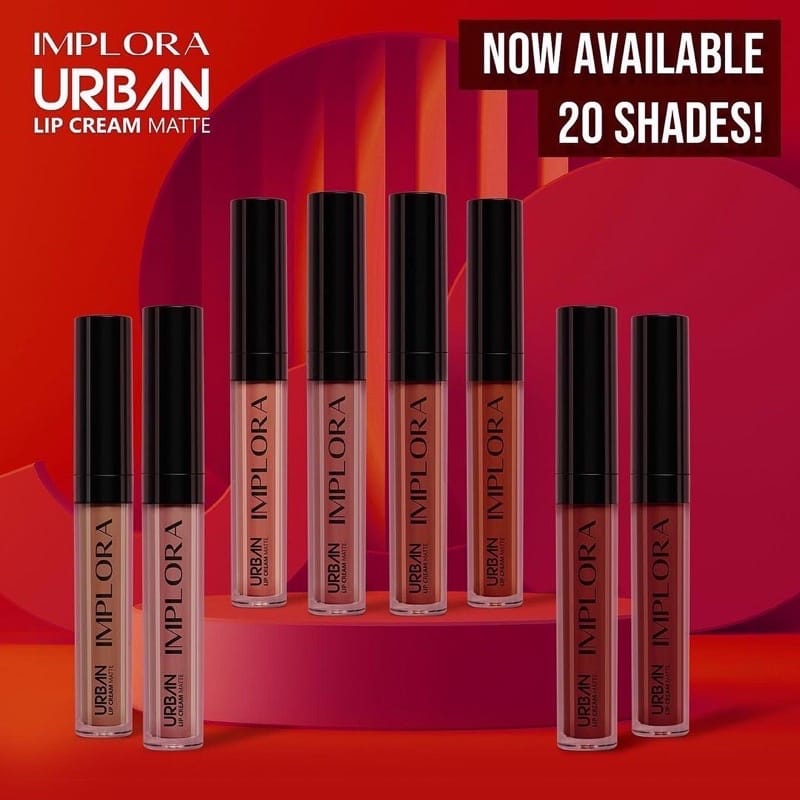 `ღ´ PHINKL `ღ´ ɪ ᴍ ᴘ ʟ ᴏ ʀ ᴀ Implora lip cream original mattee lipstick cair ombre BEST SELLER gincu
