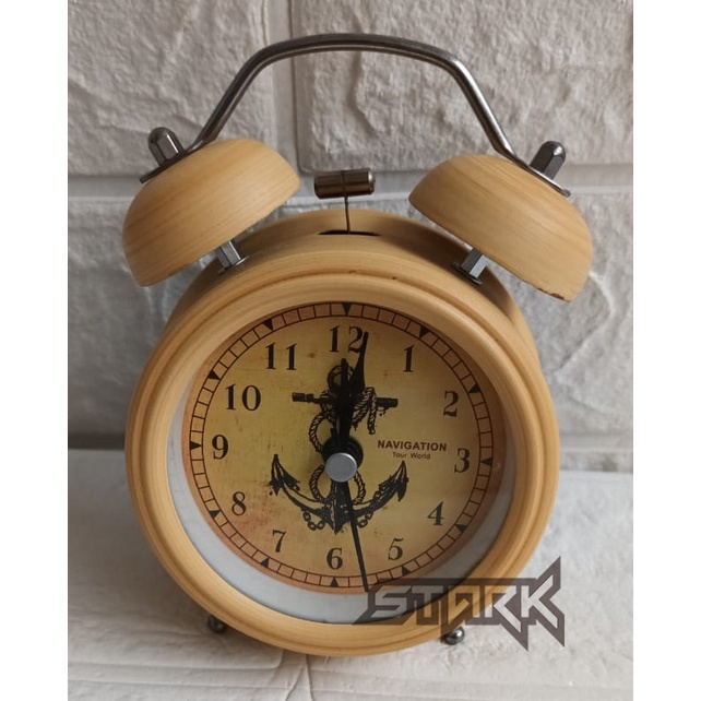 8819 Jam Weker Clasic - Jam Weker Kuno Jadul - Jam Weker Karakter - Jam Meja Alarm