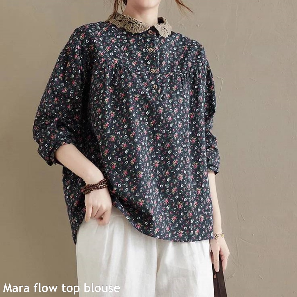 Mara flow top blouse - Thejanclothes