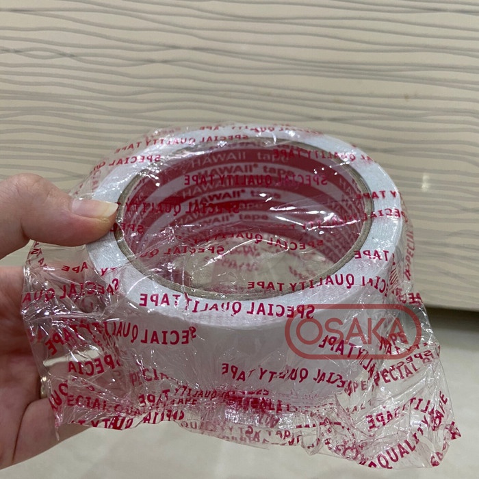 

Terbatas Double Tape Hawaii Kualitas Daimaru 48Mm / 2 Inch X 14 Yard Murah