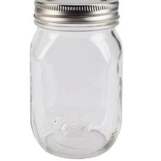 Ball Mason Jar Regular Mouth 473 Ml 16 Oz Smooth Sided Toples Makan Harga Diskon Shopee Indonesia