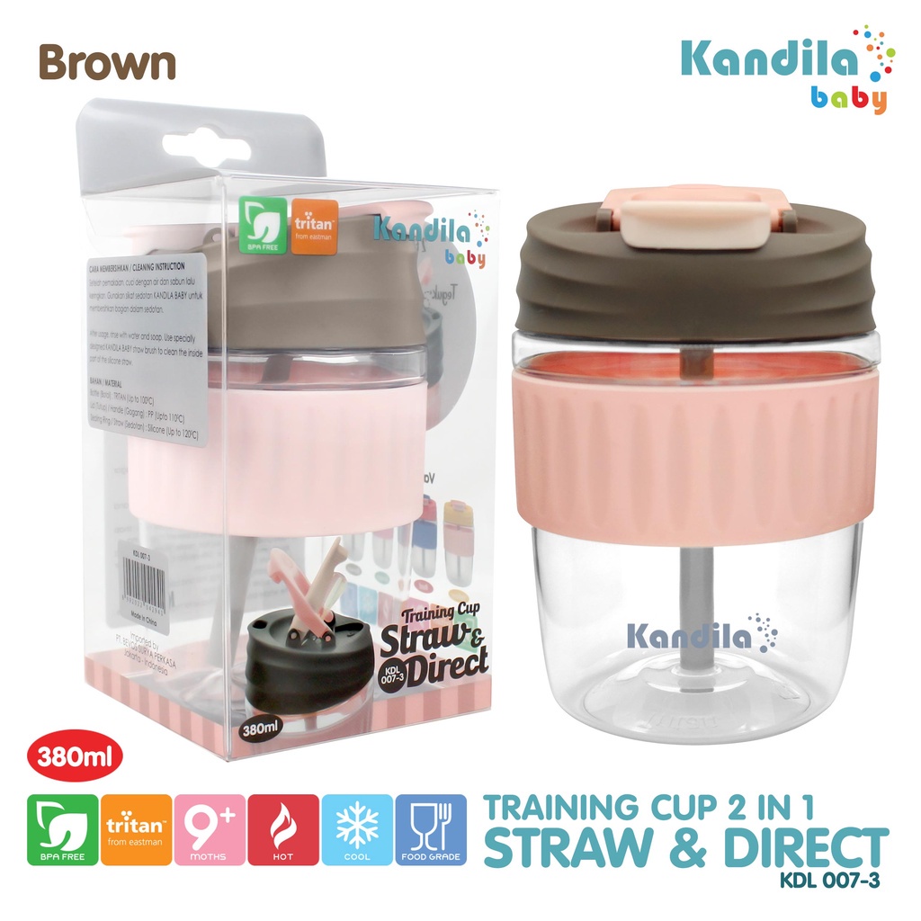 Kandila Tritan Training Cup 250ml KDL007-2 / Coffe Cup 380ml KDL007-3 / Cup Tritan Straw KDL007-6