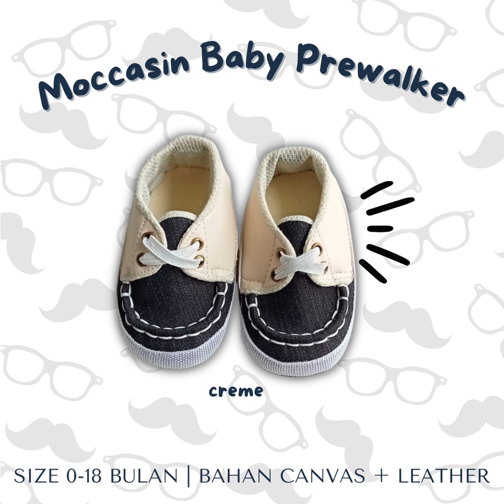 sepatu anak laki laki prewalker sepatu bayi baru jalan prewalker bayi MOCCASIN baby prewalker 0 12 18 bulan