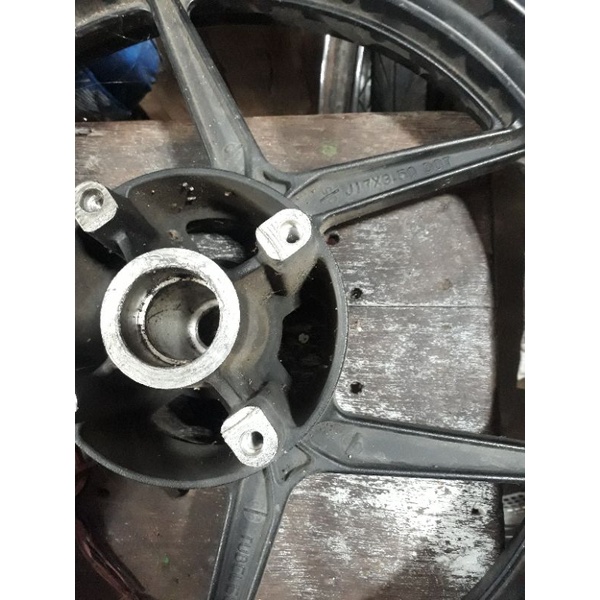 velg roda pelek pelah racing AXIO tapak lebar honda new megapro monoshock mp mono cb150r cbr atau mo