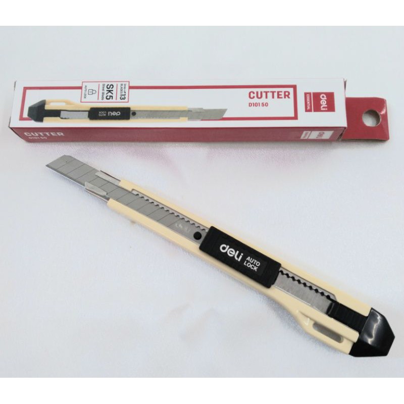 

CUTTER KECIL / PISAU CUTTER / DELI E-CD10150