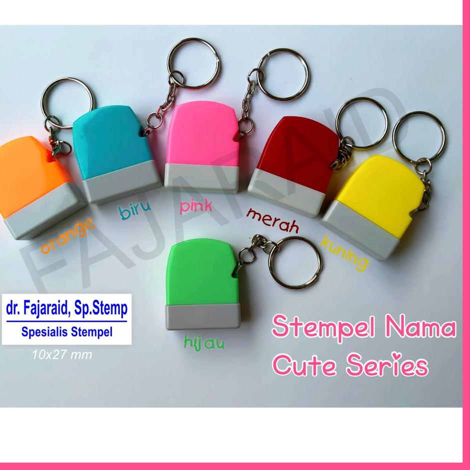 

KoZ, STEMPEL NAMA DOKTER BIDAN PERAWAT APOTEKER NIP SIP SIPA NRG NO HP JABATAN 10X27mm CUTE SERIES PASTEL //Berkualitas nih