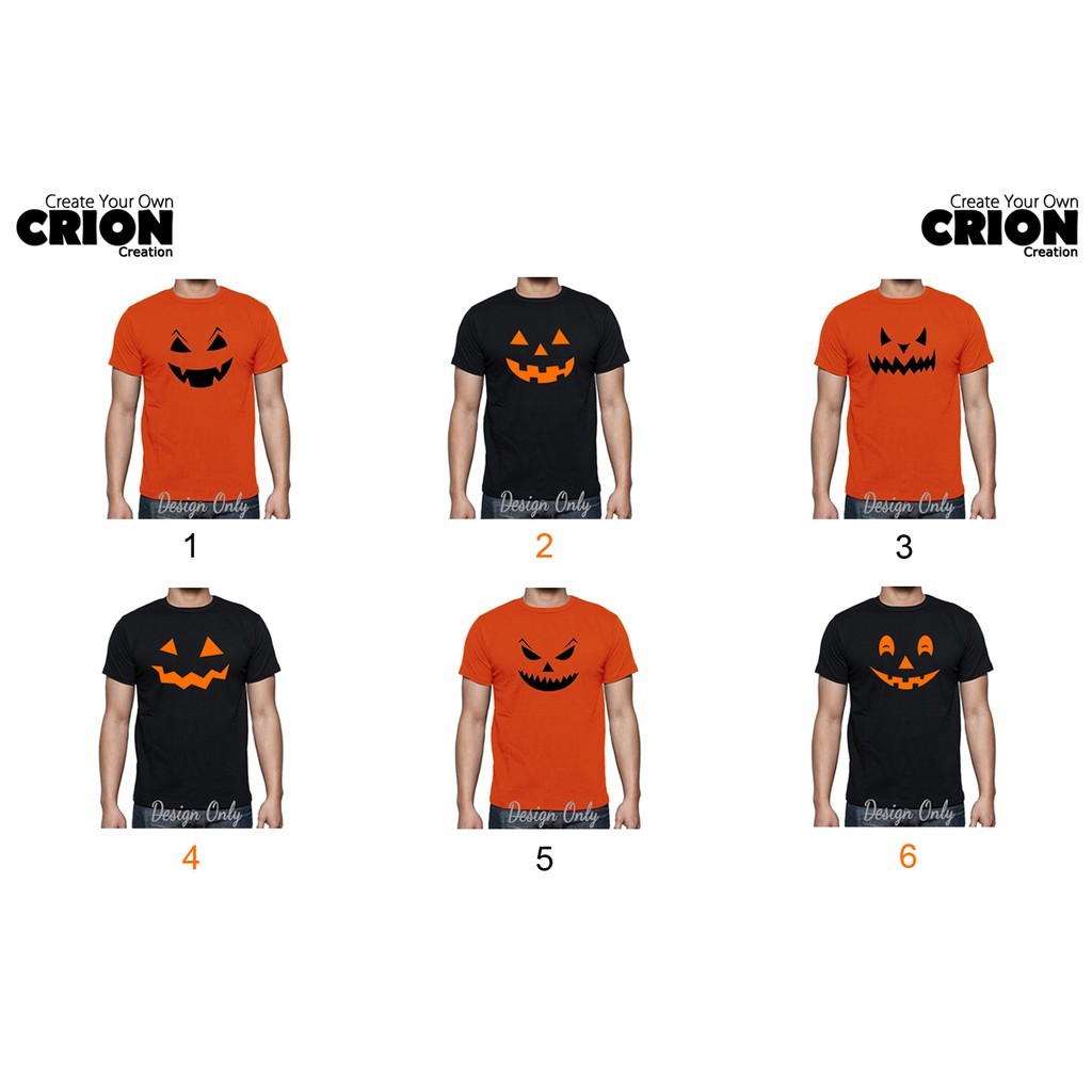 Kostum Kaos Halloween - Halloween Scary Pumpkin Faces - By Crion