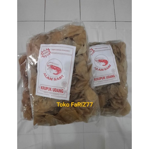 

KERUPUK UDANG ALAM SARI PECAH REMUK SORTIRAN REPACK HALAL 250 Gram