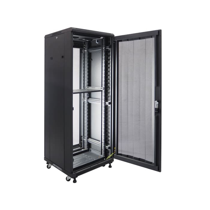 Indorack IR6032P Standing Close Rack 32U Perforated Door Depth 600mm STANDING CLOSE RACK DOOR DEPTH