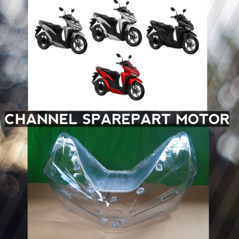 kaca mika lampu depan vario all new vario 125 / vario 150 esp led