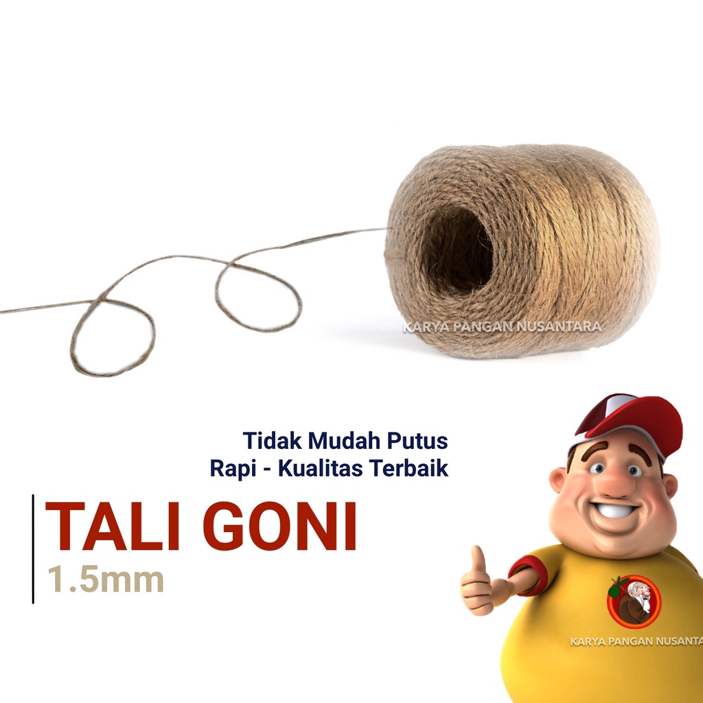 

TALI GONI 1.5MM TALI RAMI TALI BOX HAMPERS CRAFT SOUVENIR PER METER