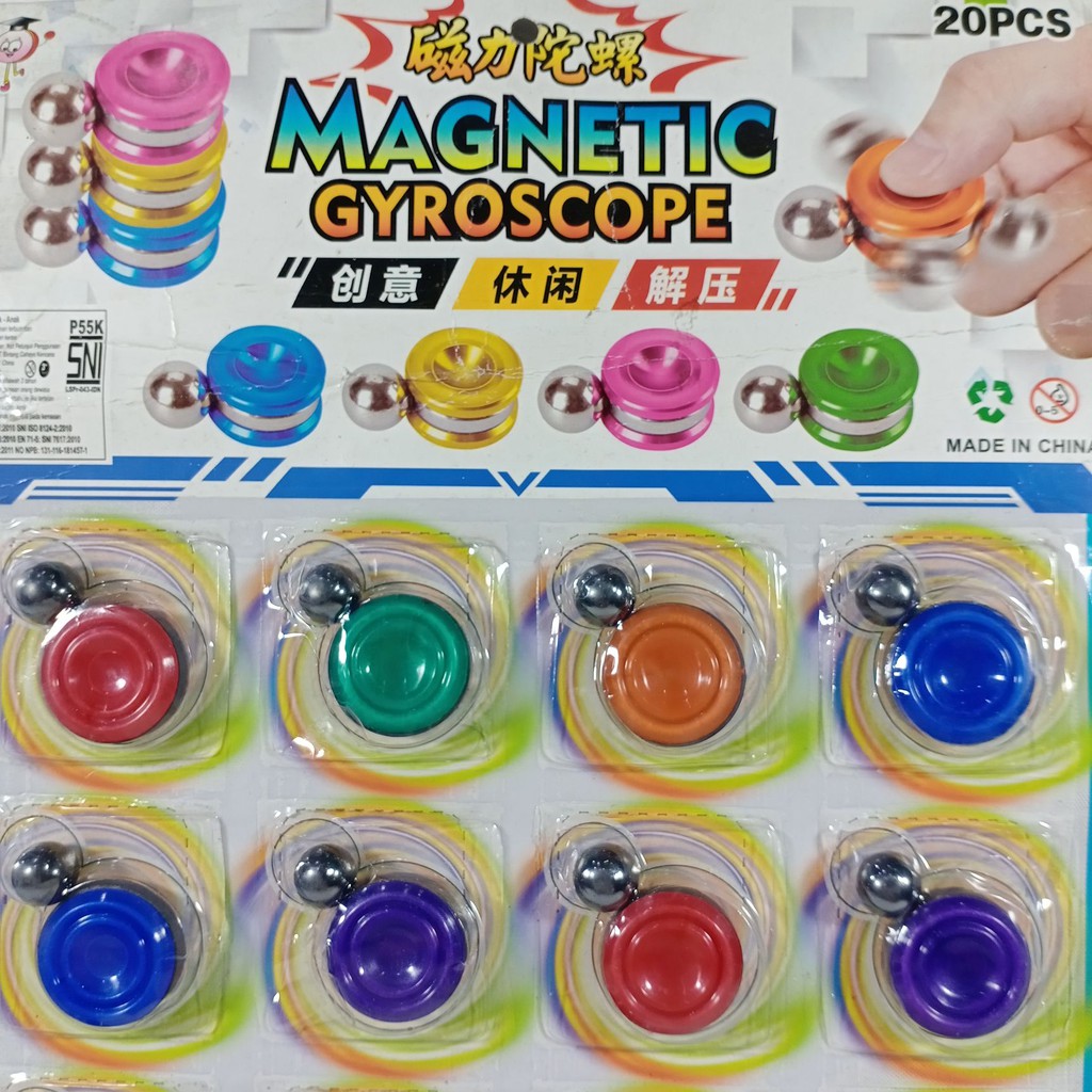 Mainan Magnet Putar / Magnetic Gyroscope | Shopee Indonesia