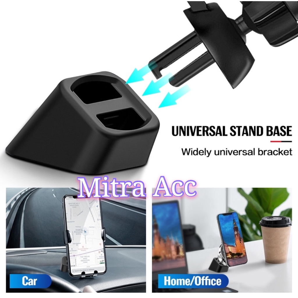 Universal Car Stand Base Phone Holder Air Vent Car Dashboard Mount