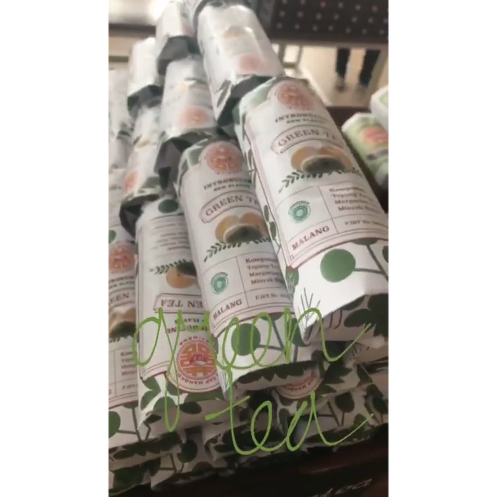 

isi 5 GREEN TEA PIA CAP MANGKOK