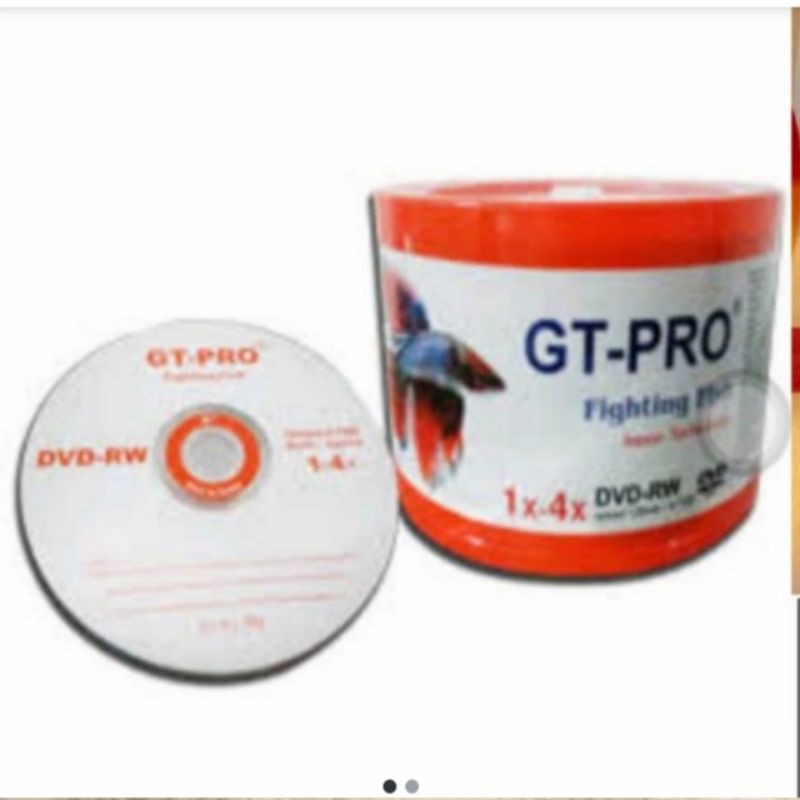 Jual DVD-RW GT PRO 1x4x Speed 120Min/4,7 GB/ Harga per tabung Isi 50