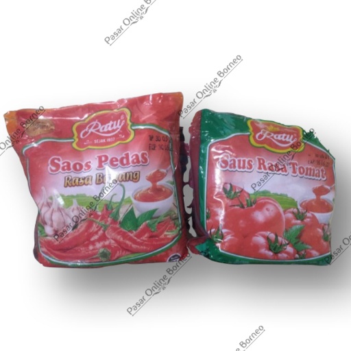 Saos Pedas Sambal Saos Tomat Cap Ratu Kemasan