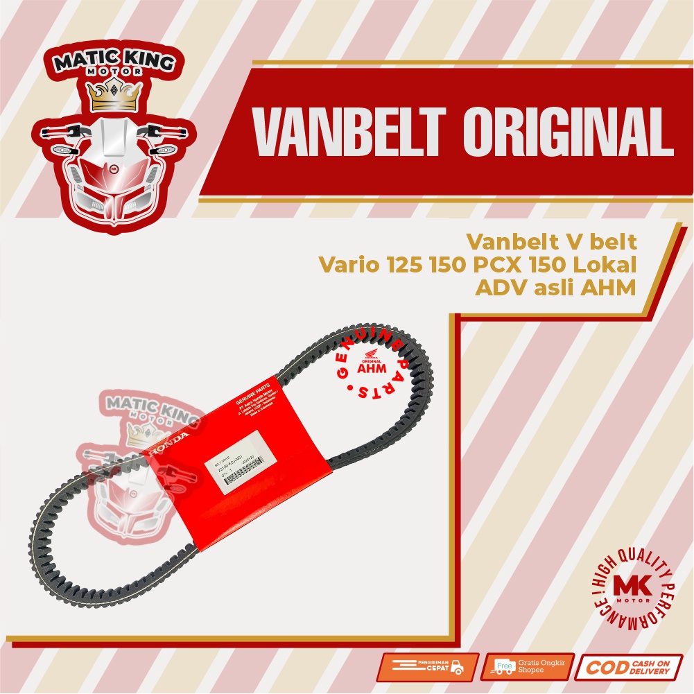 Vanbelt V belt Vario 125 150 ESP LED PCX 150 Lokal ADV asli  AHM