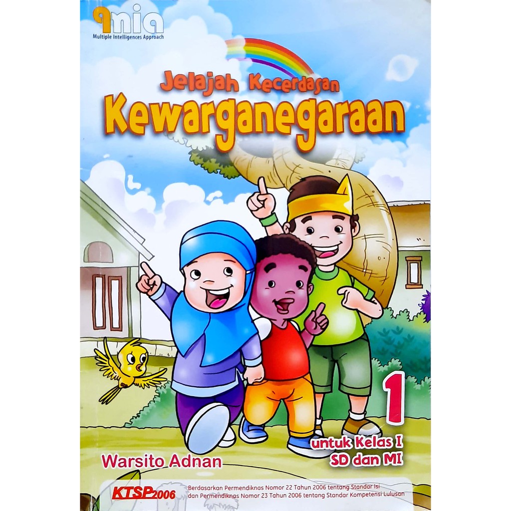 Buku JELAJAH KECERDASAN PKN PPKN Kelas 1 SD KTSP - Kewarganegaraan