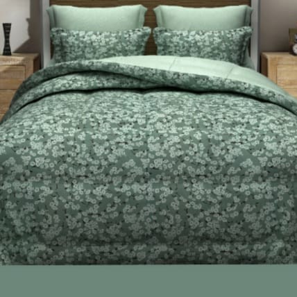 VERDE SPREI BAHAN FULL KATUN UK 180X200X40CM - BRANCIES