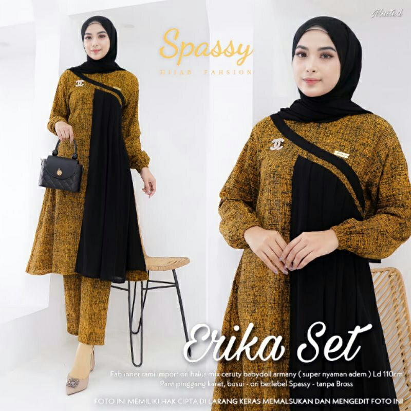 Erika//Hariada//Ori Uwais//Spassy//Gamis//Baju//Promo//COD//Syari//Modern//Mewah//Gaun Pesta//Remaja