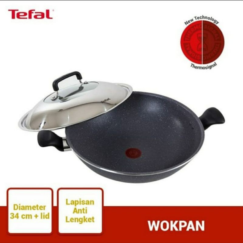 Tefal Natura Wokpan 34 + lid
