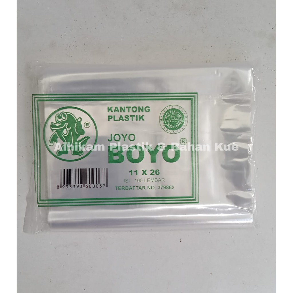 Jual Kantong Plastik Joyo Boyo Pp Hijau 11x26 Shopee Indonesia 0335