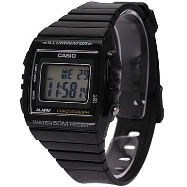 Promo  Jual jam tangan casio  Jam Tangan Digital Unisex Casio Original W-215H-1A iluminator