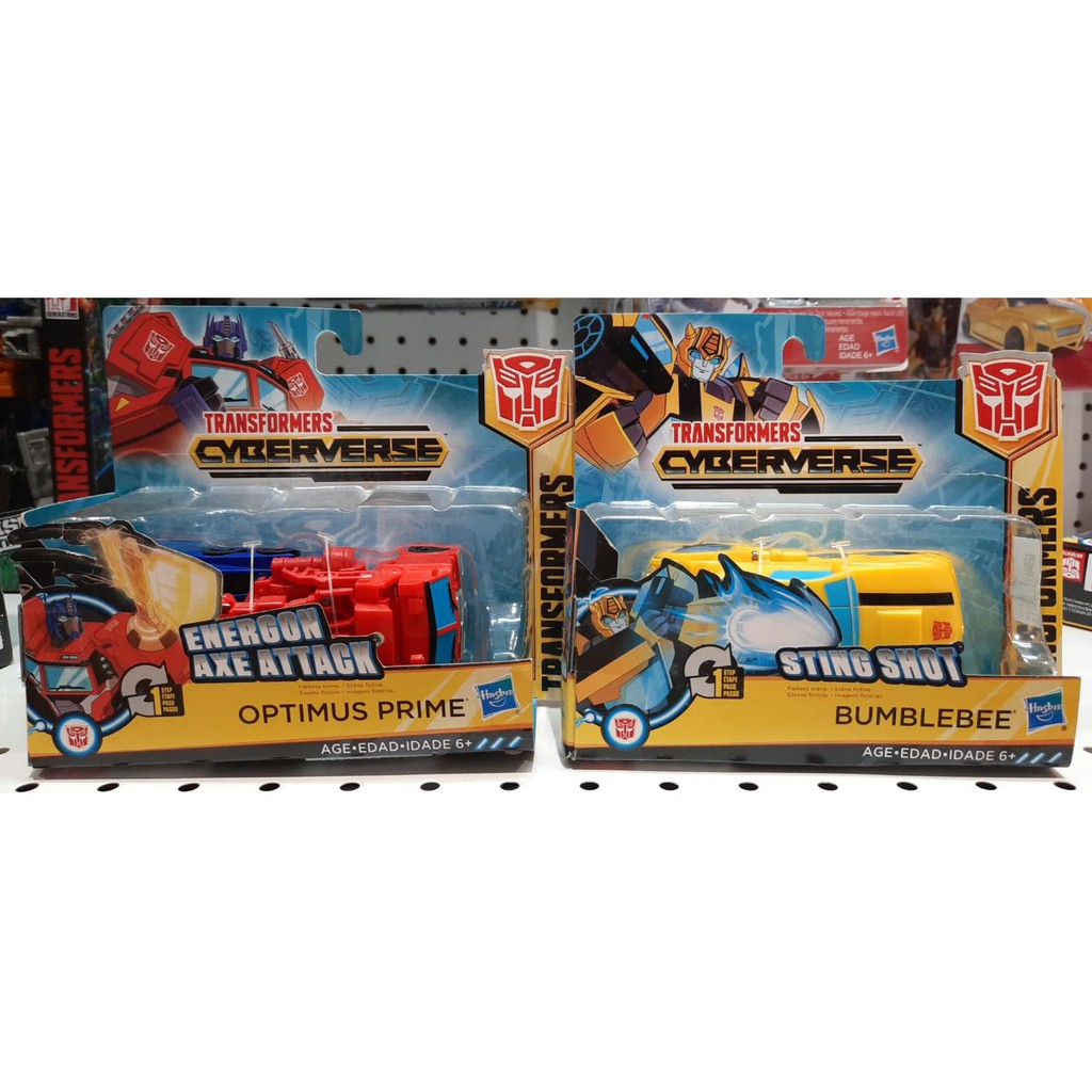 sale mainan : Transformers Cyberverse Optimus Prime/Bumblebee/Prowl/Megatron
