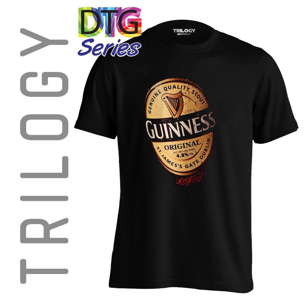 TRILOGY DTG 0091 - Kaos GUINNESS - Kaos Premium - Brand Tumblr