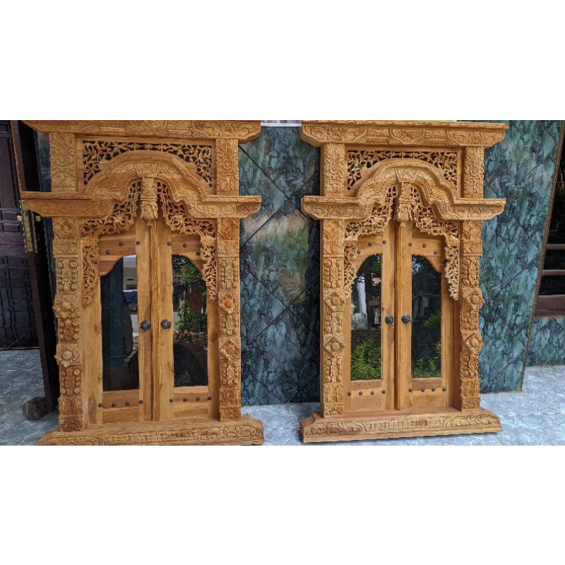 jendela gebyok ukir jendela rumah kusen rumah