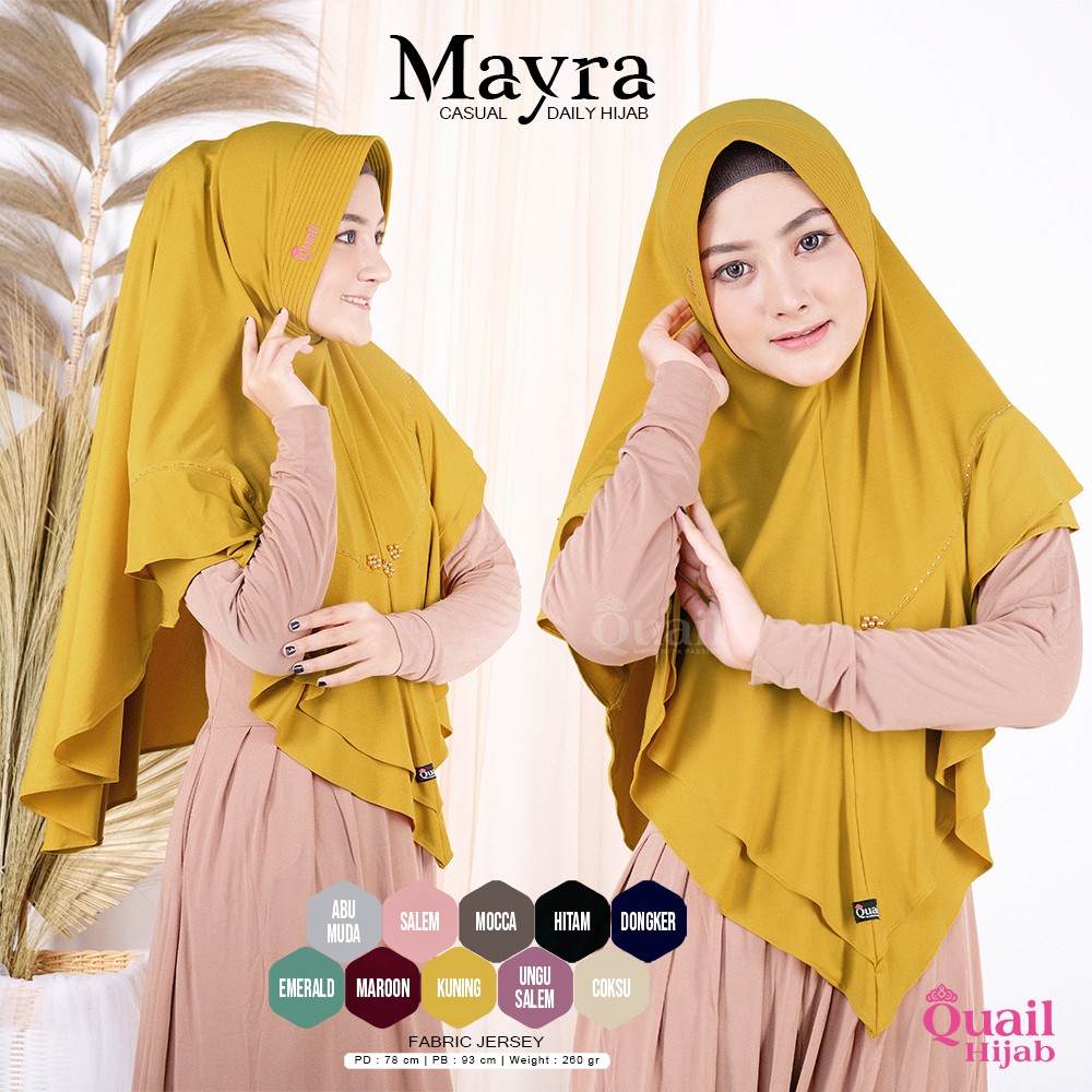MAYRA QUAIL HIJAB INSTAN | PREMIUM JILBAB ORI QUAIL