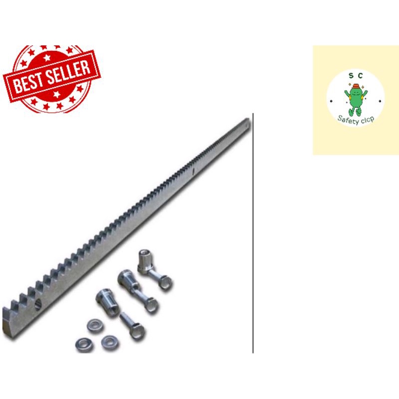 Gear rack auto sliding